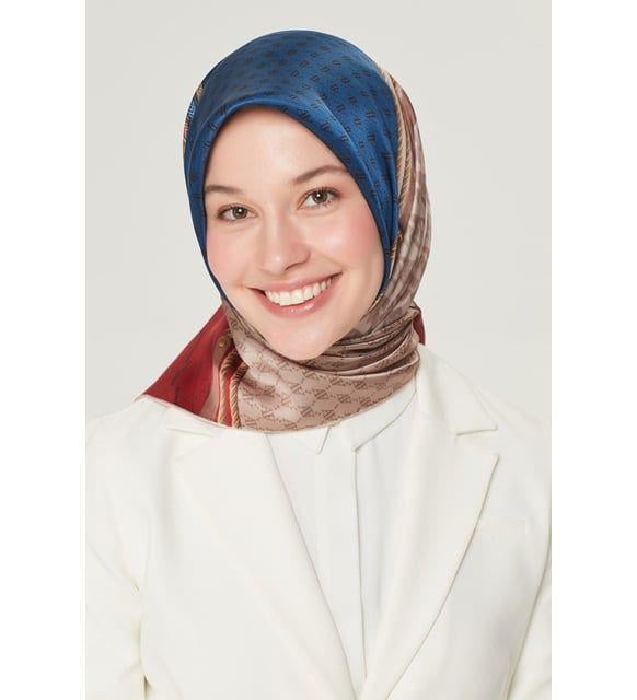 ARMİNE Sura İpek Eşarp Nostalji 8519-34 1 ARMİNE Sura İpek Eşarp Nostalji 8519-34