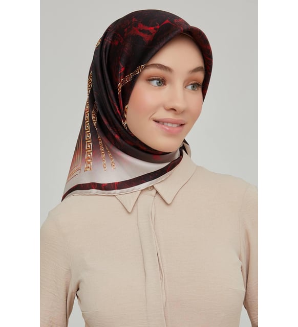 ARMİNE Sura İpek Eşarp Nostalji 8615-05 ARMİNE Sura İpek Eşarp Nostalji 8615-05